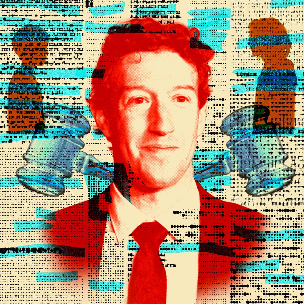 Image may contain Mark Zuckerberg Accessories Formal Wear Tie Face Head Person Photography Portrait Adult and Art